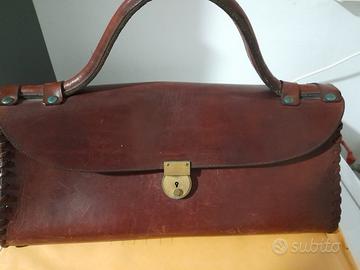 borsa cuoio vintage