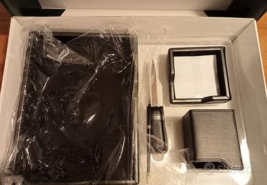 Set Scrivania Ufficio InTempo Ecopelle Nera - NUOV