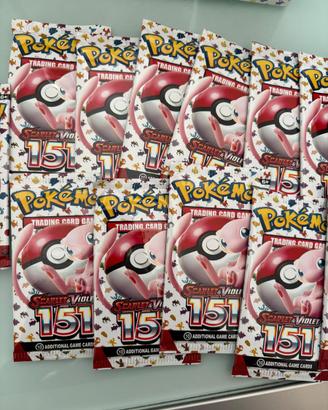 pacchetti pokemon 151 lotto da 36 pacchetti