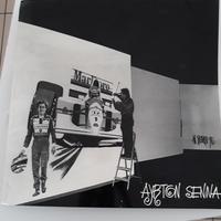 Ayrton Senna 3 Poster in folder