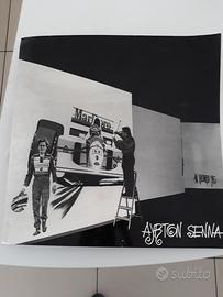 Ayrton Senna 3 Poster in folder