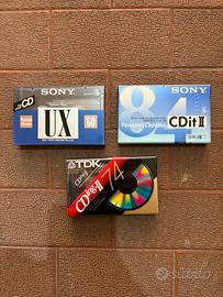 Audio cassette vergini