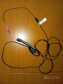 Auricolare microfono aux car stereo pc