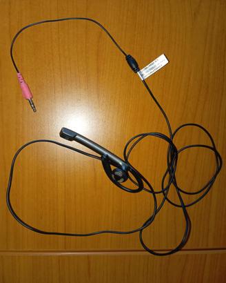Auricolare microfono aux car stereo pc