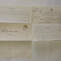 storia postale carta con francobollo italia