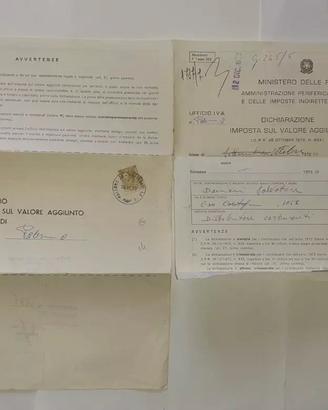storia postale carta con francobollo italia