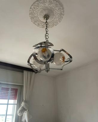 Lampadario anni 70 vintage