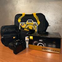 Fotocamera Reflex NIKON D3500 (Kit 18-55mm)