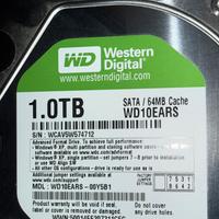 Hard Disk Sata 1.0TB 3,5” Western Digital