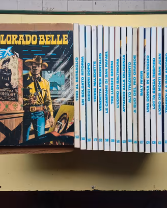 19 fumetti TEX originali nn. 566/713 a 6 euro