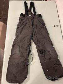 Panatloni sci bambino/a neri Wedze