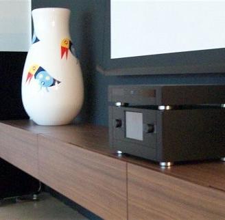 HTPC Audio Video Media server con display TFT 