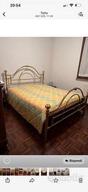Letto matrimoniale ottone