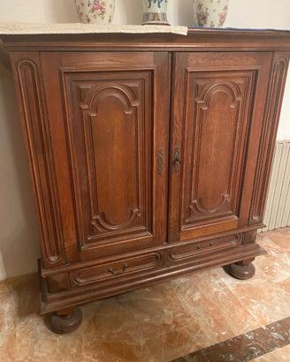 Soggiorno  intero in legno noce massello