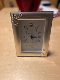 Orologio da tavolo in silver plated (nuuvo)