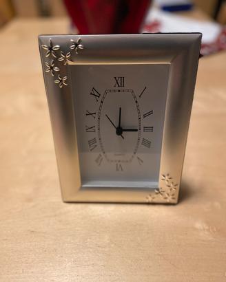 Orologio da tavolo in silver plated (nuuvo)