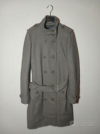 Cappotto grigio donna lana taglia M 44