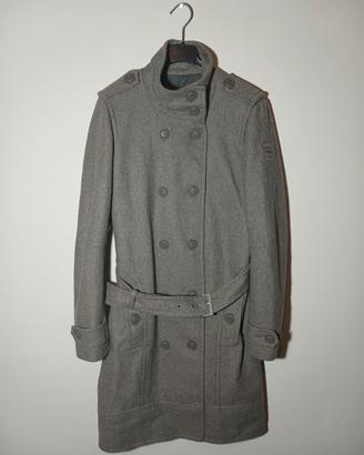 Cappotto grigio donna lana taglia M 44