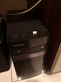 Pc middle tower Vultech con monitor 24"mm