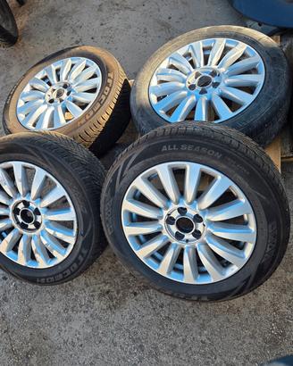 cerchi fiat 500l con gomme 4 stagioni