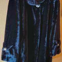 Pelliccia vintage pesante sintetica