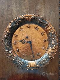 Orologio da parete in rame