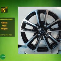 Cerchi in Lega 15" Citroen Opel Peugeot