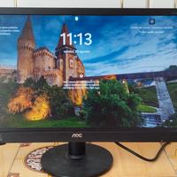 schermo monitor AOC con casse integrate 21.5 polli