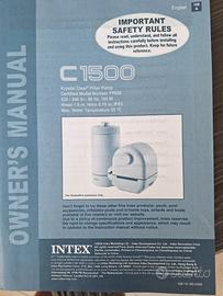 Pompa filtro a cartuccia 5678 l/h