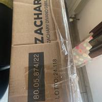 Divano in pelle verde di Deghi