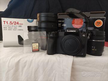 Panasonic Mirrorless Lumix DMC-G7 (Boundle kit + O