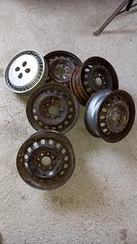 cerchi in ferro 13" panda