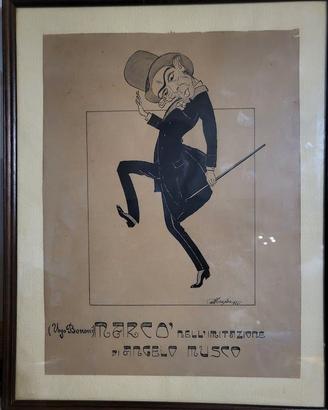 Locandina teatrale di Moro Faccioli