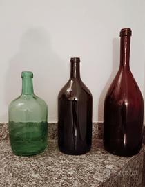 Bottiglioni damigiane in vetro 