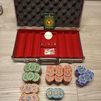 valigia poker con fiches valorizzate