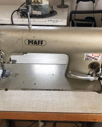 Lotto 3 macchine cucire industriali Pfaff Rimoldi