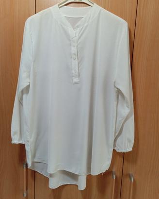 blusa bianca donna