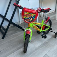 Urban-Skate, Bicicletta Bambino, Verde/Rosso