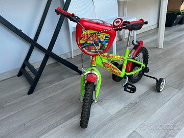Urban-Skate, Bicicletta Bambino, Verde/Rosso