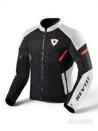 Giubbotto moto REV'IT GT-R Air 3 bianco