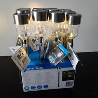 12 faretti solari da giardino terrazzo GRUNDIG 
