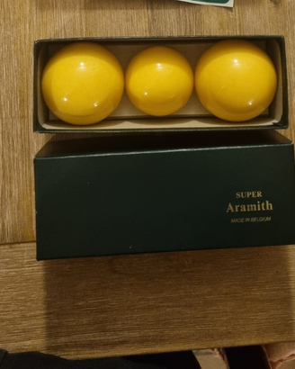 Palle da biliardo nuove aramith made in Belgio