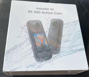 Action cam insta360 x5 fotocamera IMBALLATA 