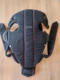 Marsupio neonato BABY BJORN  nero e rosso