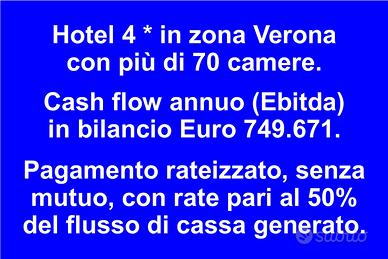 Hotel 4* con oltre 70 camere in zona Verona