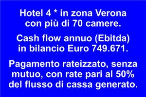 Hotel 4* con oltre 70 camere in zona Verona