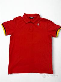 Polo K-way rossa uomo - taglio classico