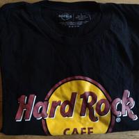 hard rock cafè new york shirt nera logo classico S