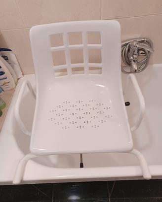 sedia girevole per vasca da bagno