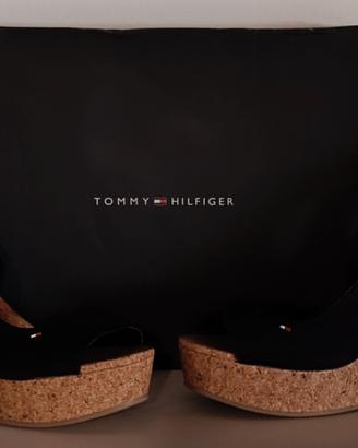 Tommy Hilfiger décolleté zeppa nere TG 40